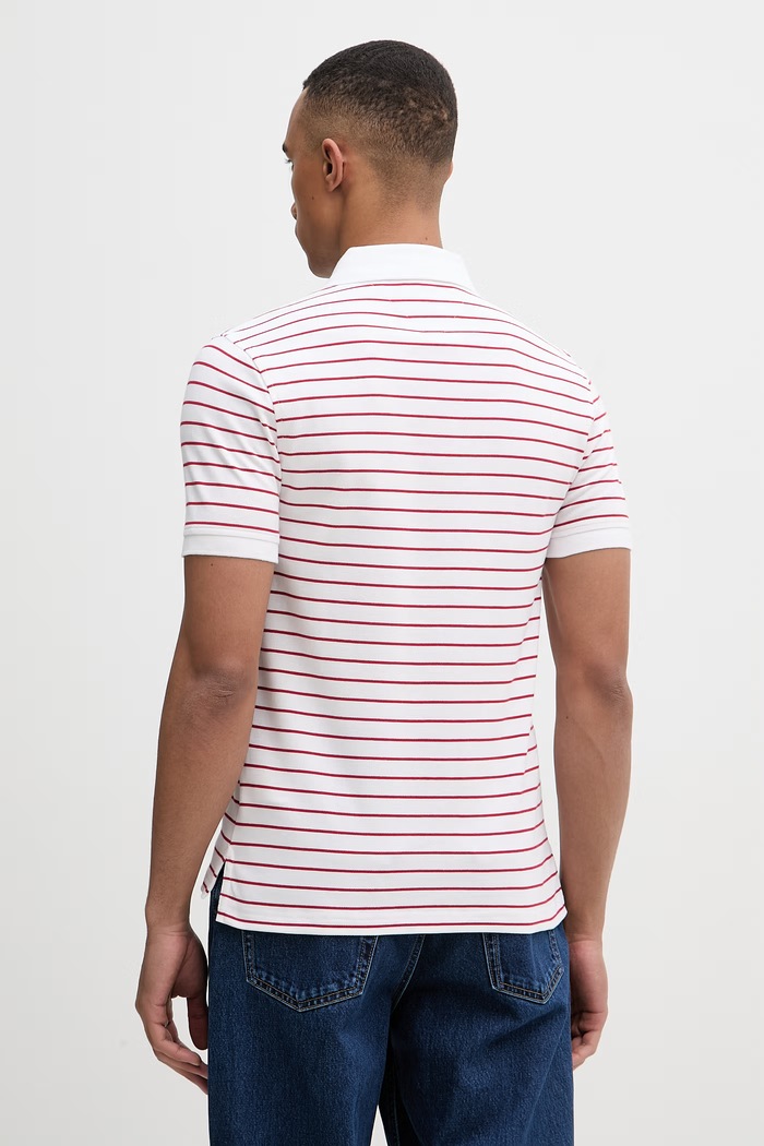 Oblečenie Tommy Hilfiger polo tričko pánske MW0MW17771.. červená