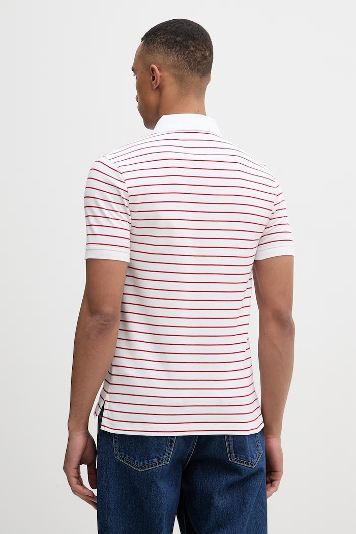 Oblečenie Tommy Hilfiger polo tričko pánske MW0MW17771.. červená