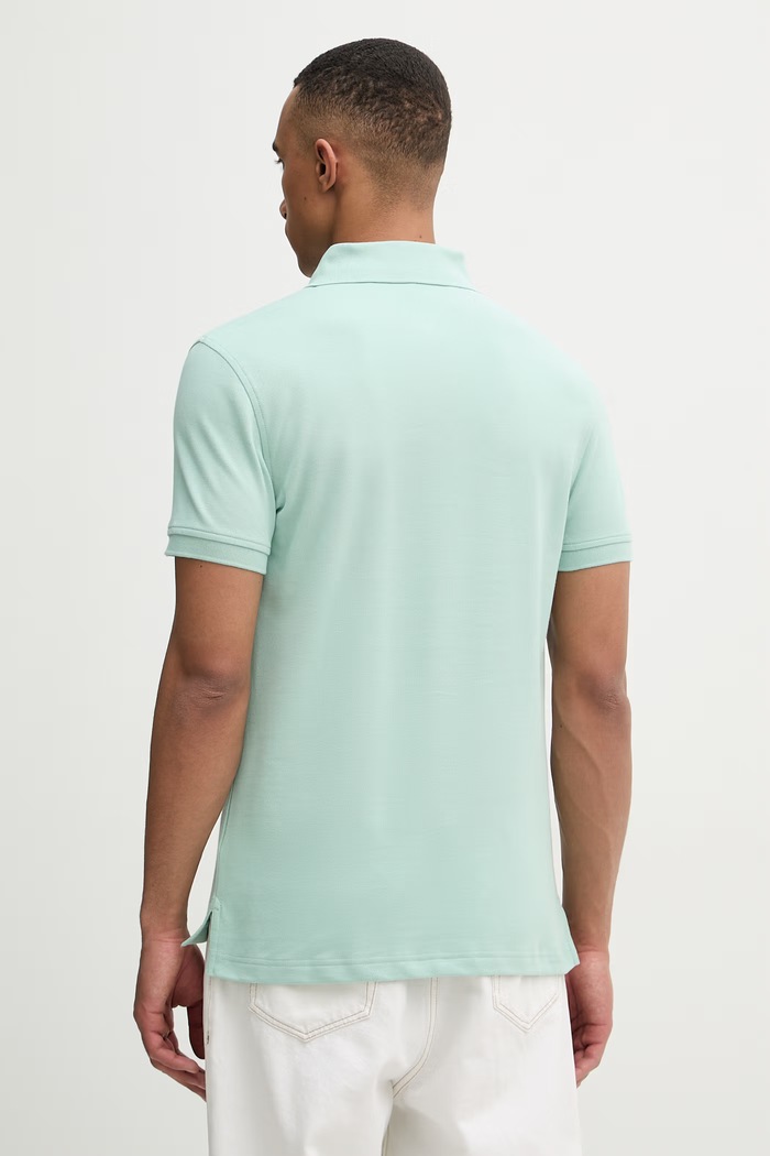 Oblečenie Tommy Hilfiger polo tričko pánske MW0MW17771.. tyrkysová
