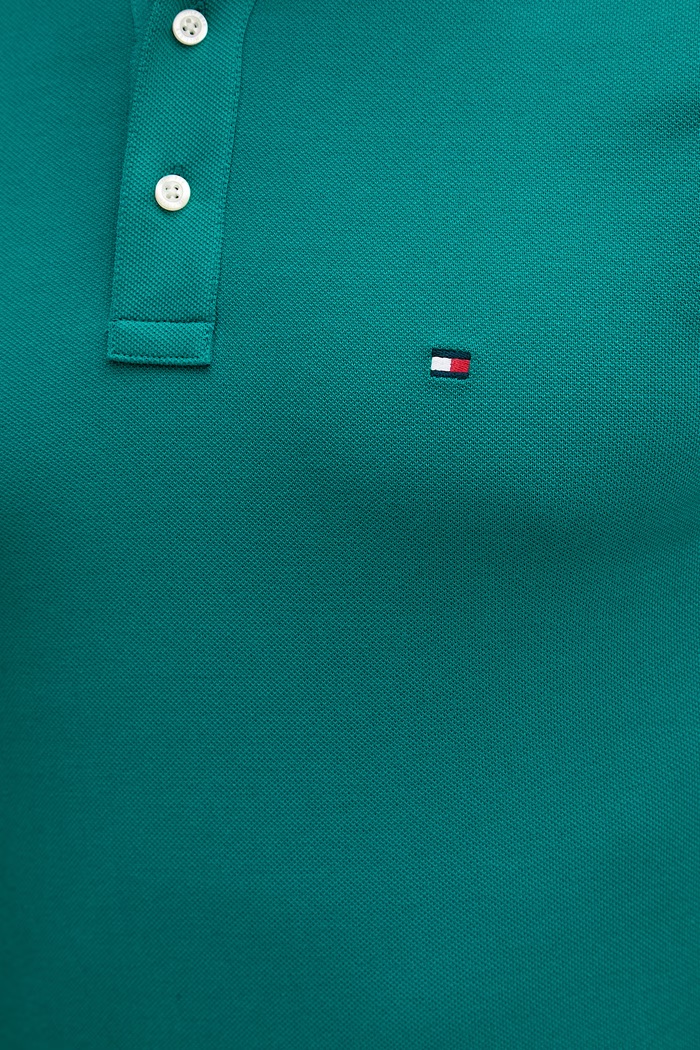 Tommy Hilfiger polo tričko pánske MW0MW17771.. tyrkysová