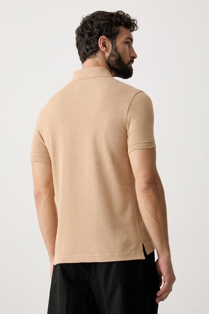 Oblečenie Tommy Hilfiger polo tričko pánske MW0MW17771.. béžová