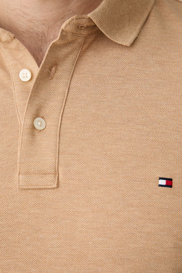 Tommy Hilfiger polo tričko pánske MW0MW17771.. béžová