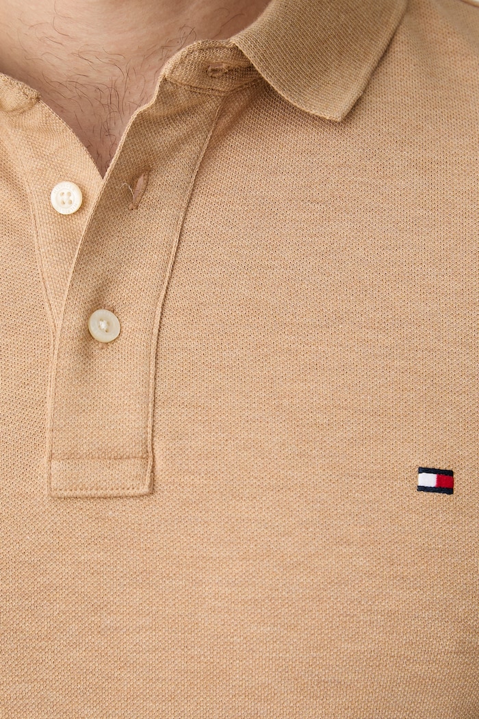 Tommy Hilfiger polo tričko pánske MW0MW17771.. béžová