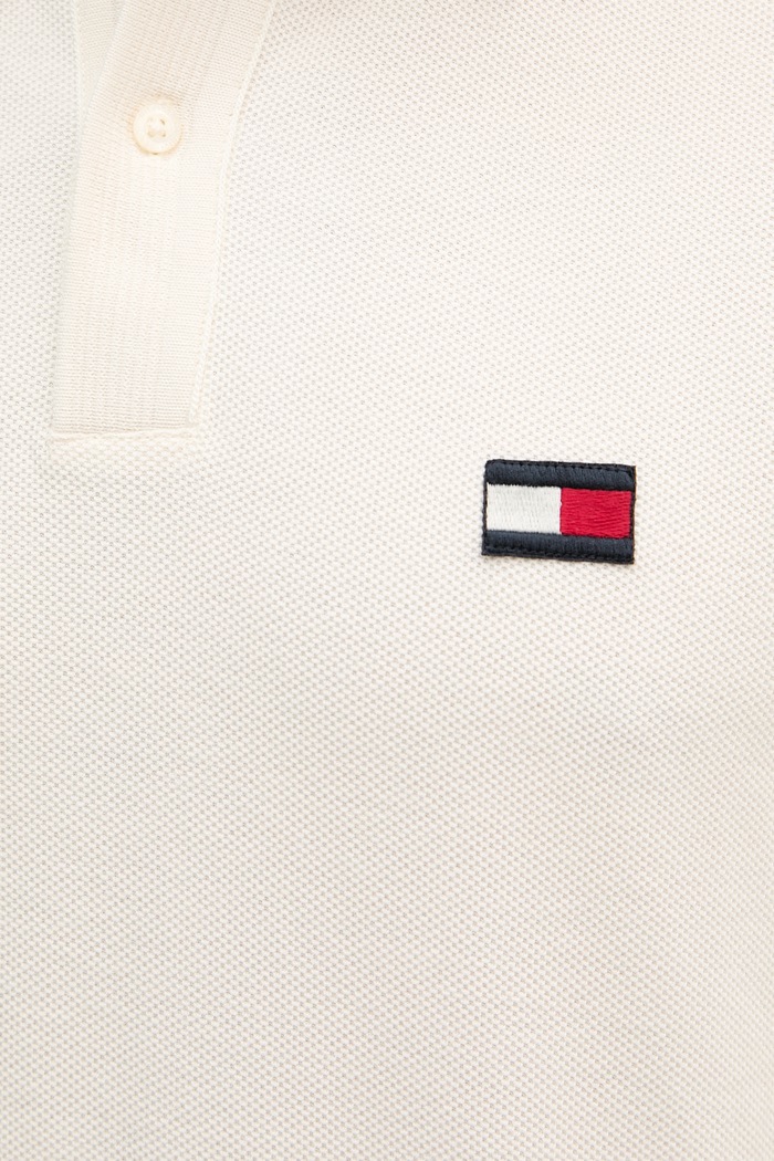 Tommy Hilfiger polo tričko pánske bavlnené MW0MW42740 béžová