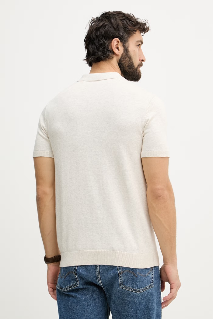 Îmbrăcăminte U.S. polo Assn. polo pentru bărbați, din bumbac COMBED SS MUP3709 bej