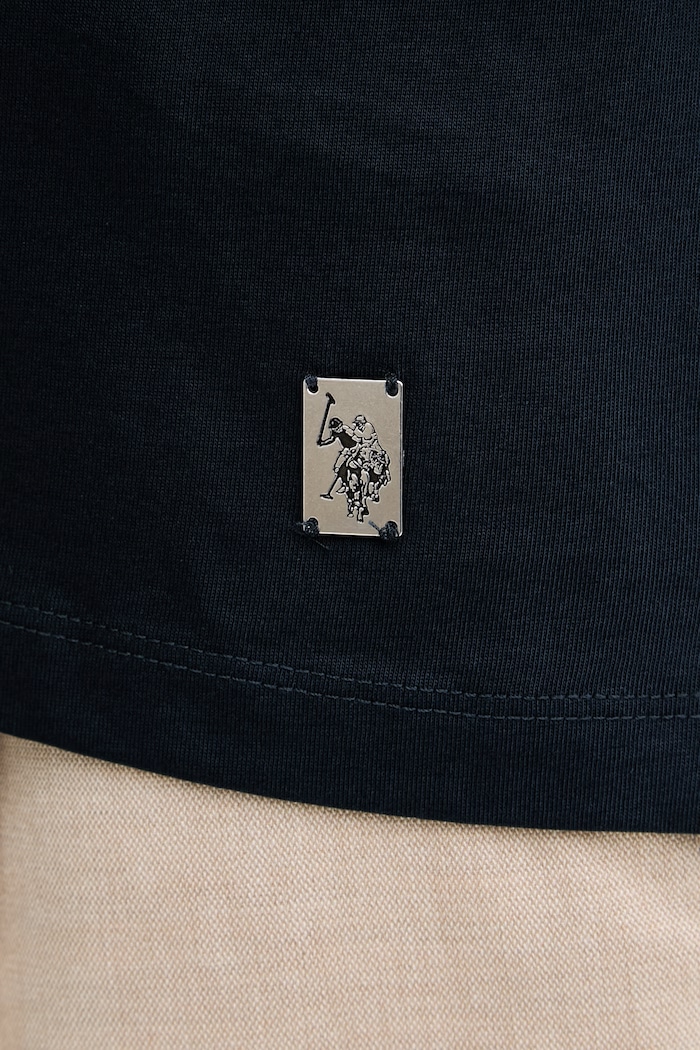 U.S. Polo Assn. polo tričko pánske bavlnené PREMIUM SUPIMA MUP4598 tmavomodrá