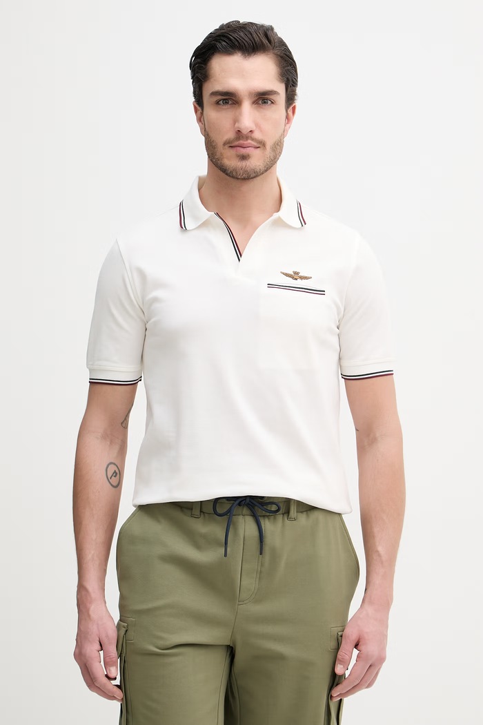 Polo Aeronautica Militare Našitek bež PO1920UP00405
