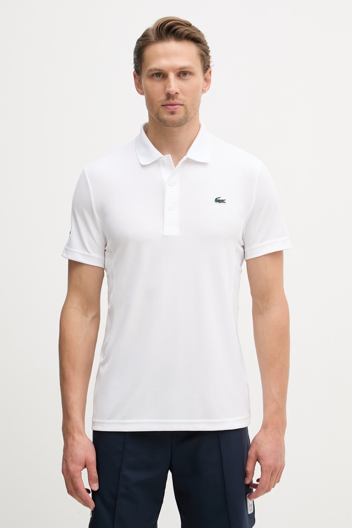 Lacoste polo pentru bărbați alb DH9949
