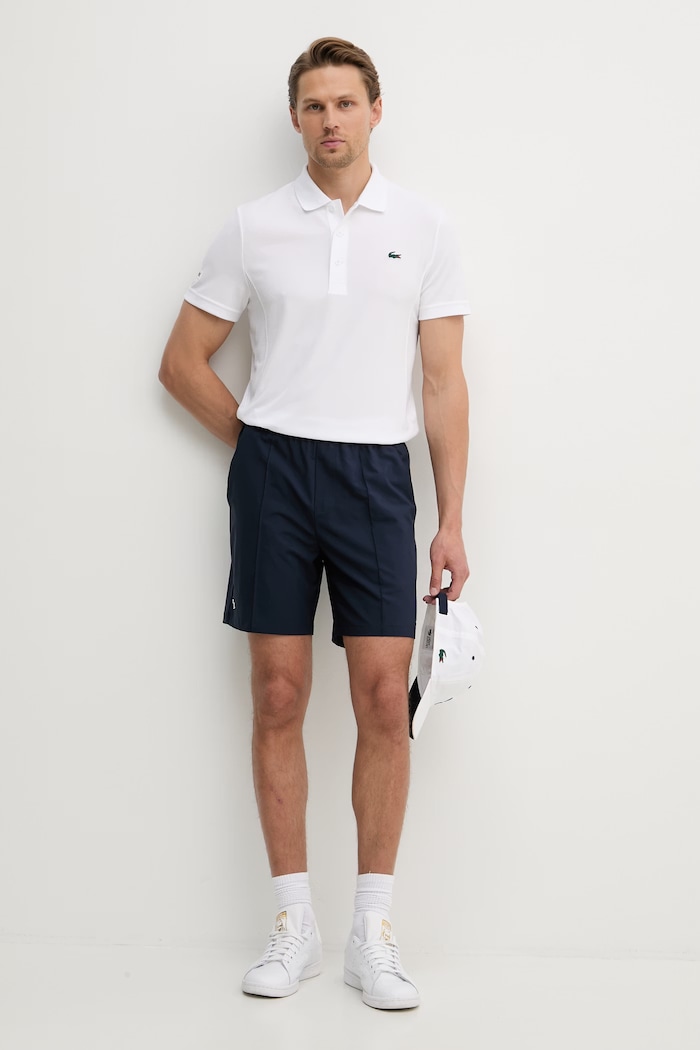 Lacoste polo pentru bărbați DH9949 alb SS26