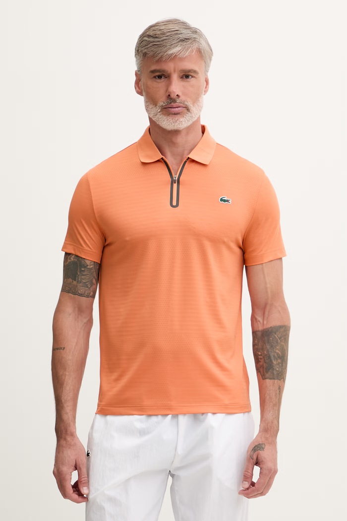 Lacoste polo majica moška oranžna DH9992