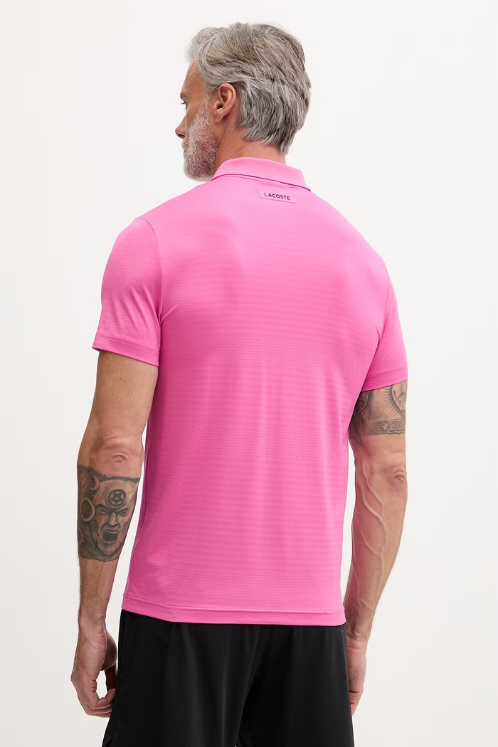 Îmbrăcăminte Lacoste polo pentru bărbați DH9992 roz