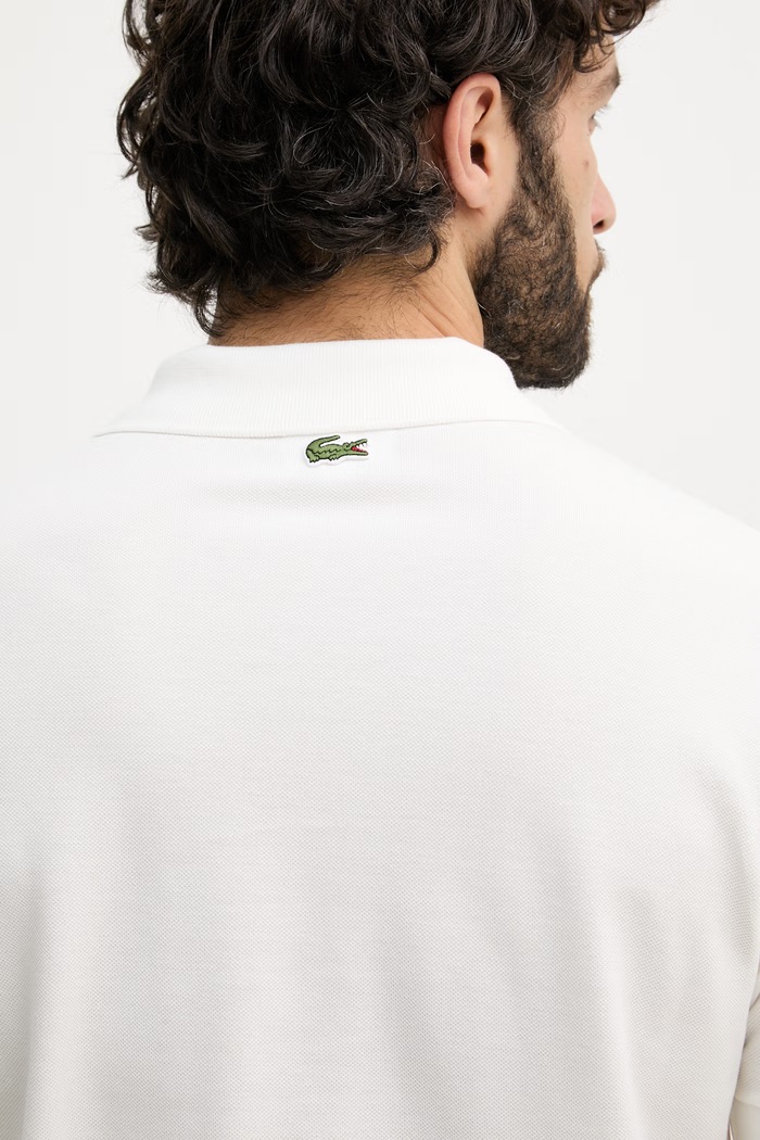 Lacoste Πόλο ανδρικό βαμβακερό PH0752 λευκό