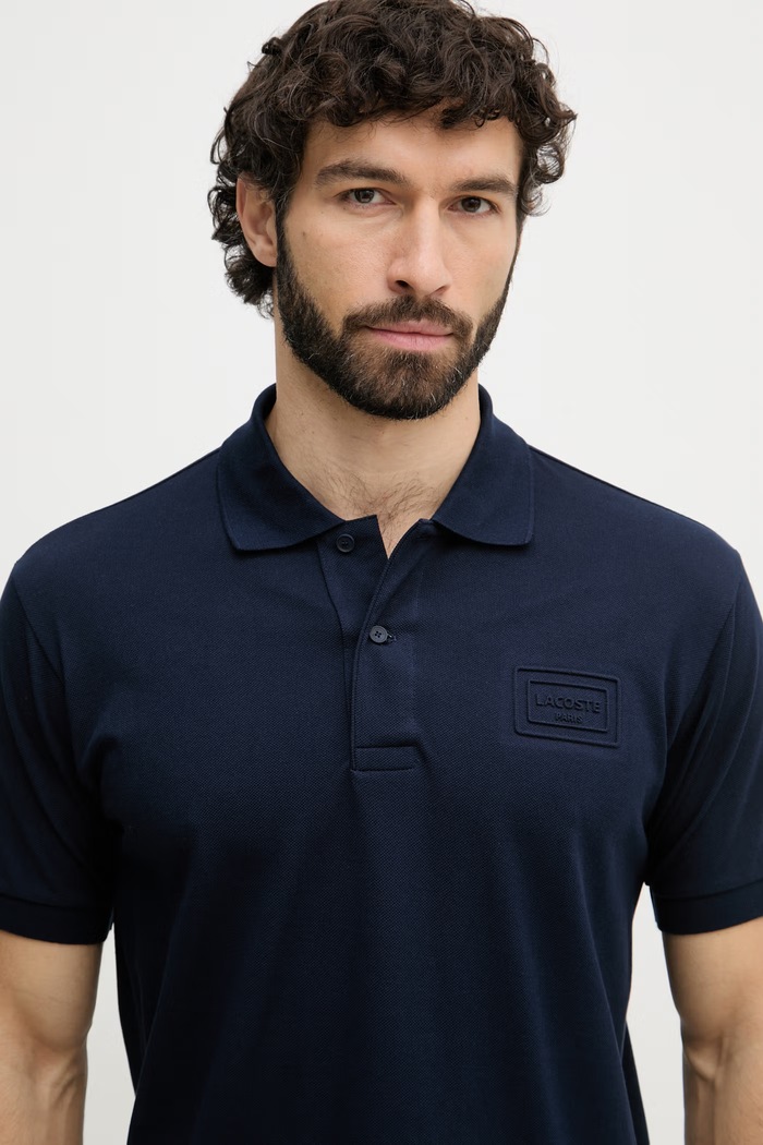 Lacoste Πόλο Ανδρικό Βαμβακερό σκούρο μπλε PH0752