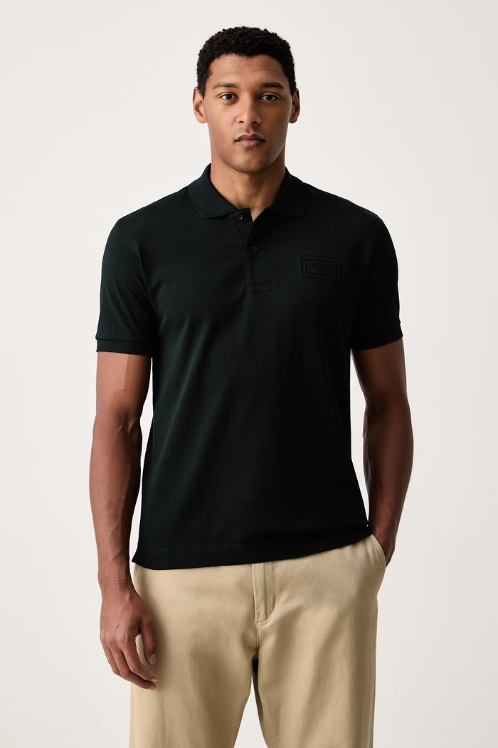 Lacoste polo majica moška bombažna zelena PH0752