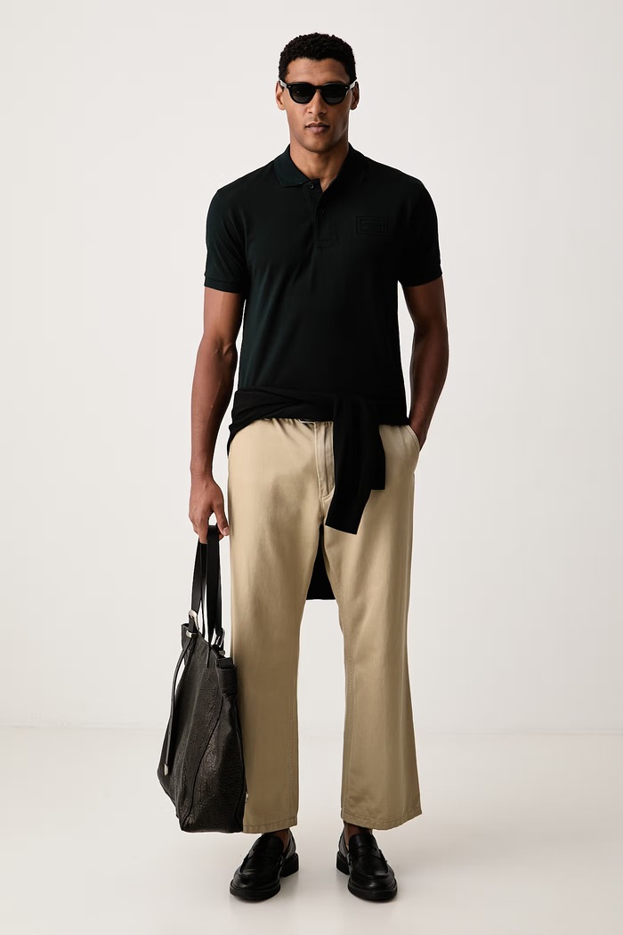 Lacoste polo majica moška bombažna PH0752 zelena SS26