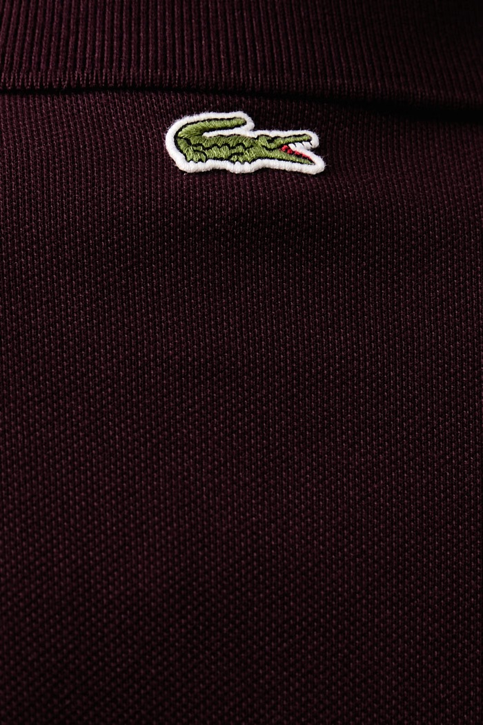Polo męskie bawełniane Lacoste PH0752 bordowy