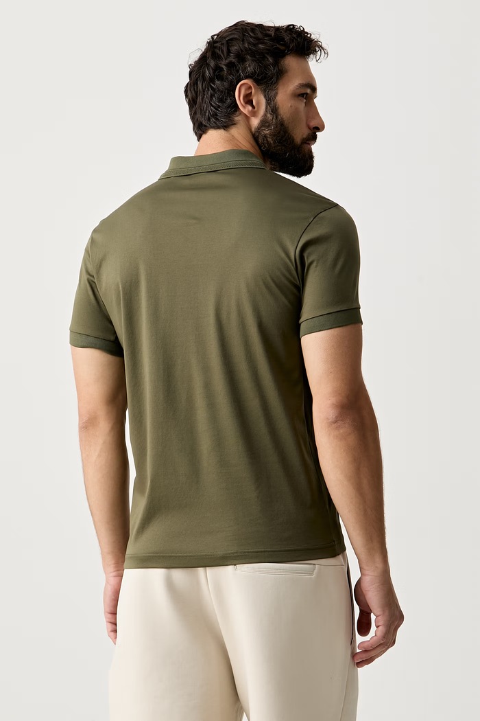 Odzież BOSS Green polo męskie bawełniane BOSS X PORSCHE 50559801 zielony