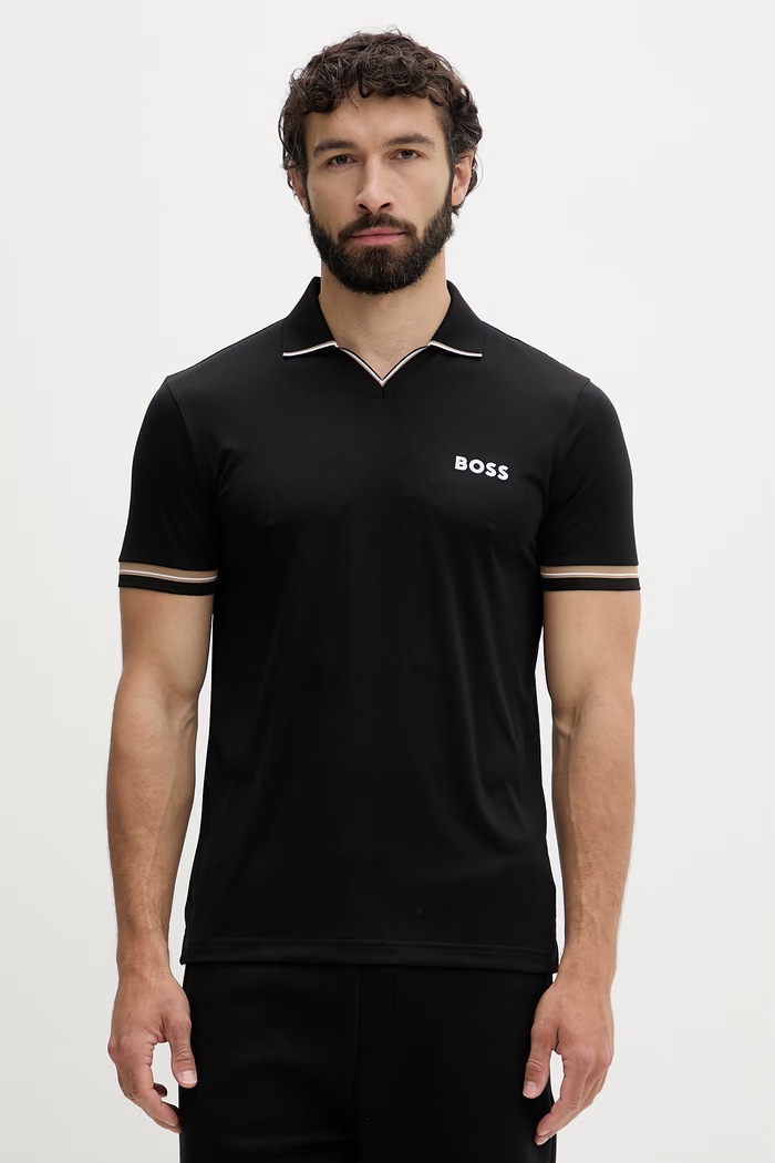 BOSS Green polo tričko pánske čierna 50559200