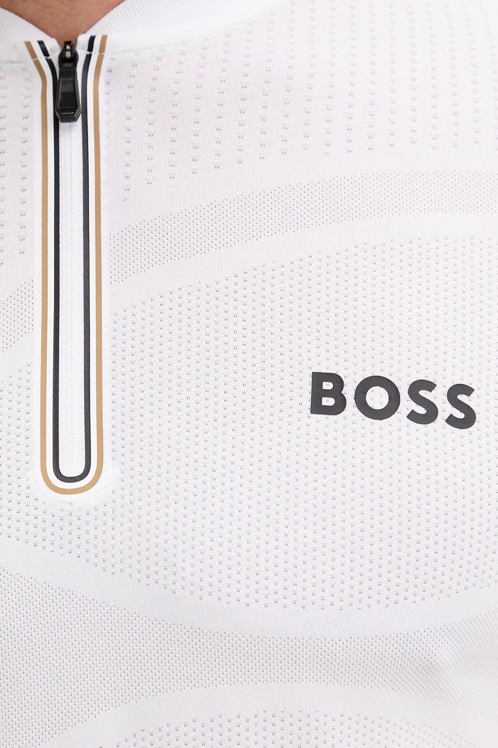 BOSS Green polo pentru bărbați 50559206 alb