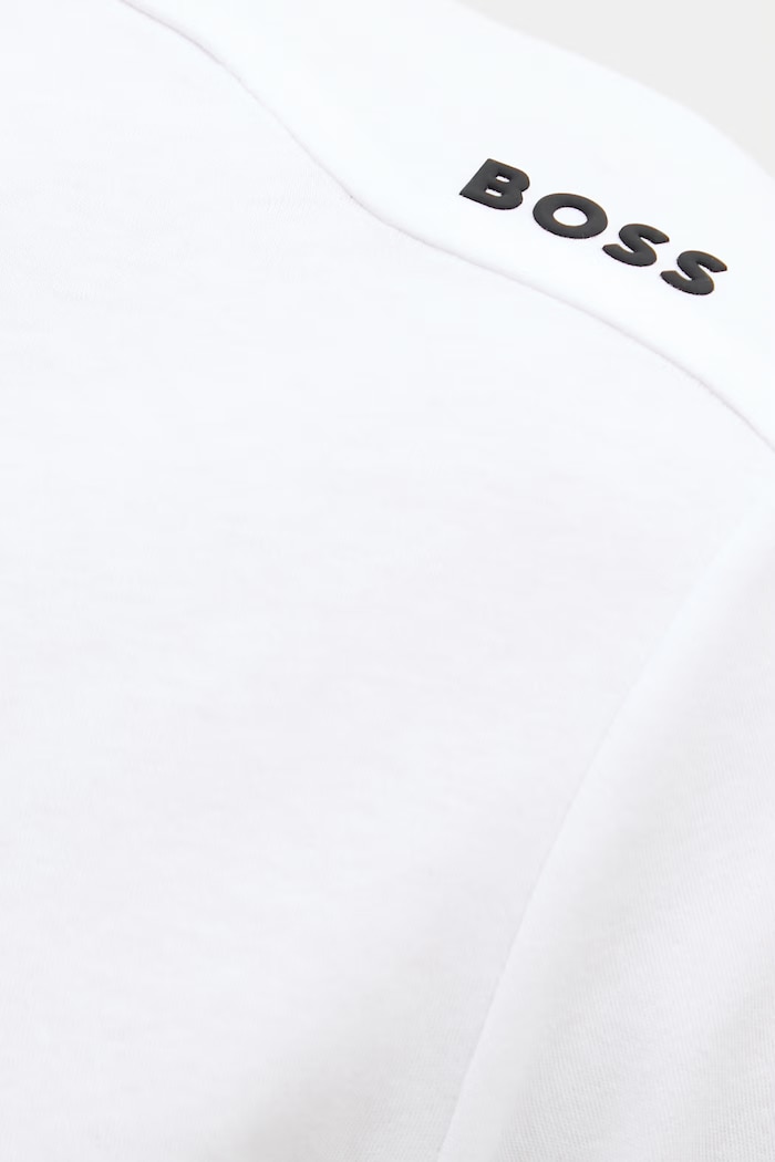 BOSS Green поло чоловіче бавовняне 50559380 білий