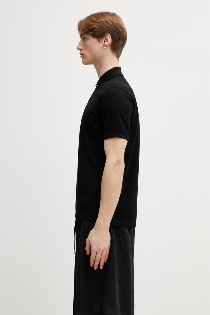 Bavlnené polo tričko Paul Smith PLACKET POLO M1R.698PP.L00086 čierna SS26