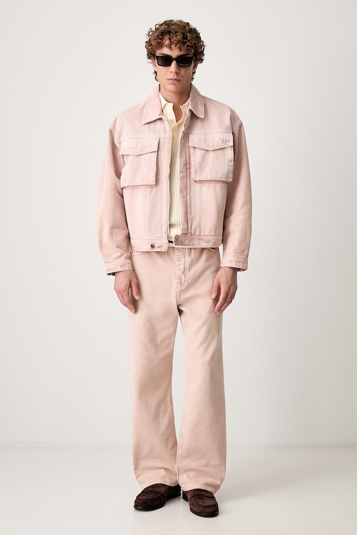 Filling Pieces Fine Knit polo bawełniane męskie 412670500302.214 beżowy SS26