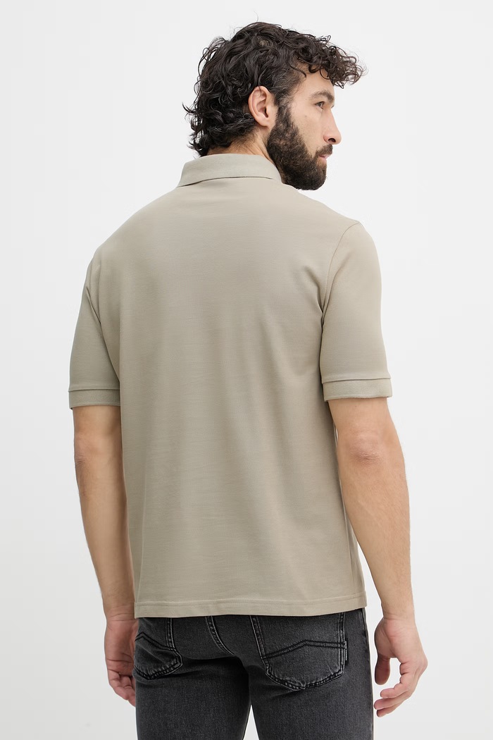 Oblečenie Armani Exchange polo tričko pánske bavlnené XM002067.AF10366 béžová