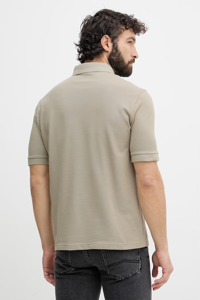 Oblečenie Armani Exchange polo tričko pánske bavlnené XM002067.AF10366 béžová