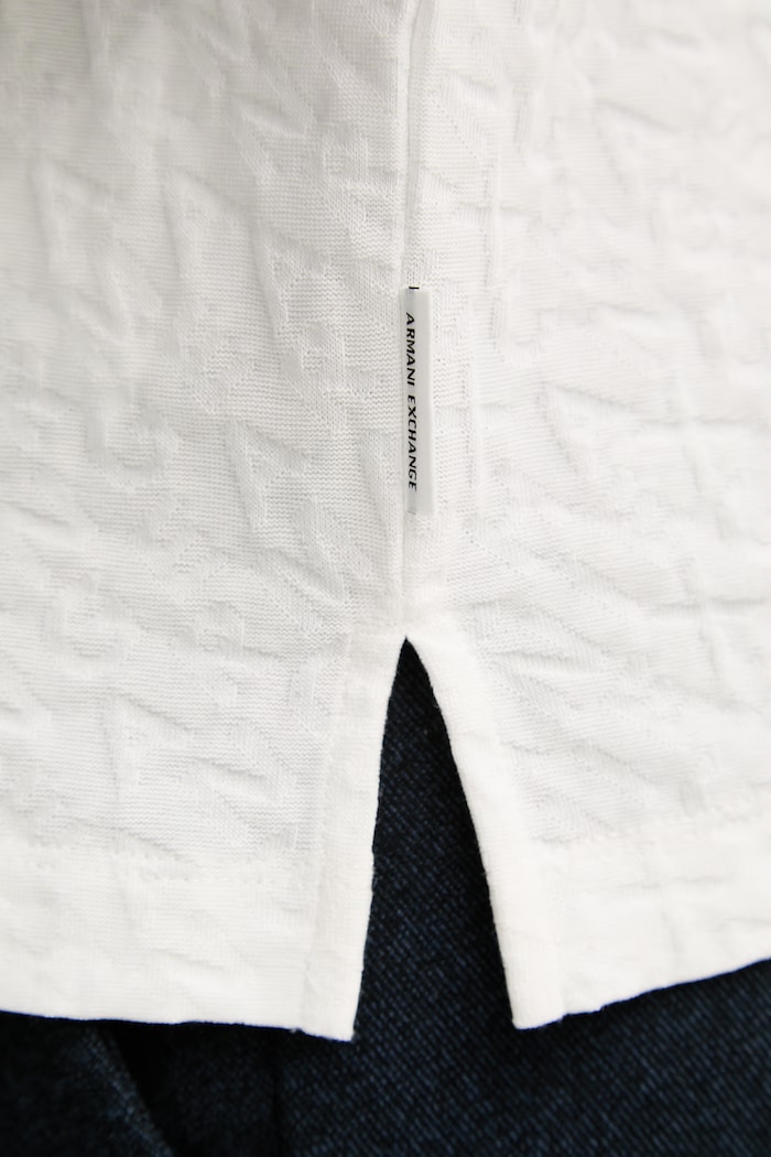 Pánske bavlnené polo tričko Armani Exchagne XM002346.AF10337 béžová