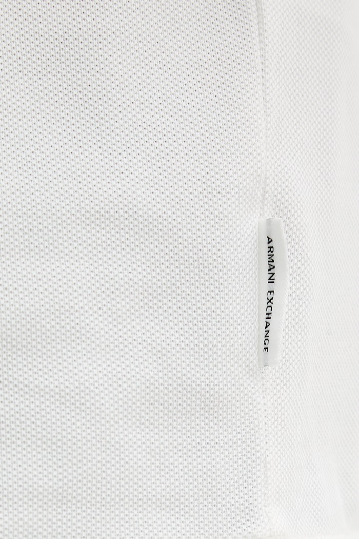 Armani Exchange polo majica moška bombažna XM002375.AF10366 bela
