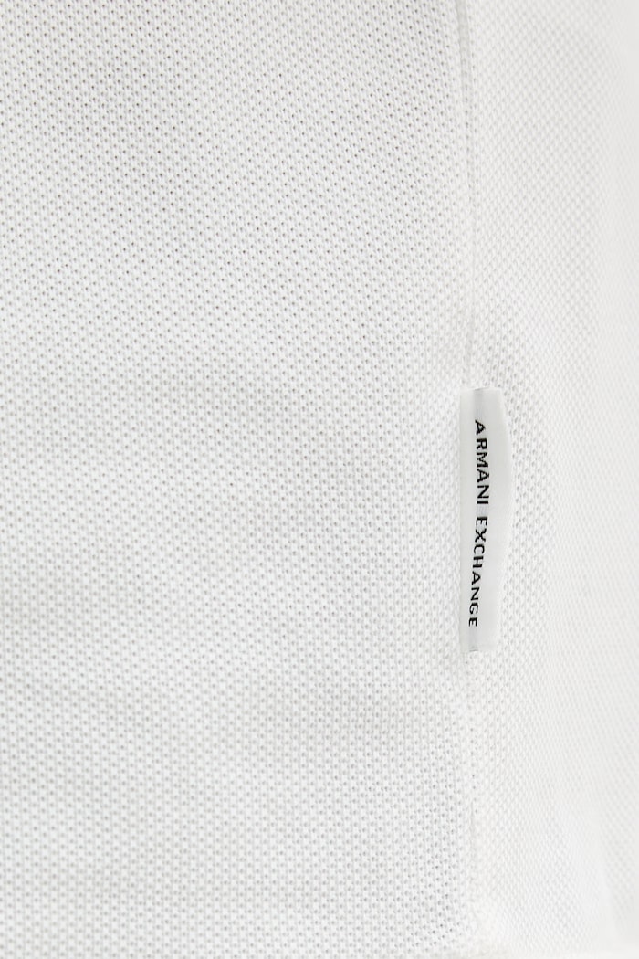 Armani Exchange polo majica moška bombažna XM002375.AF10366 bela