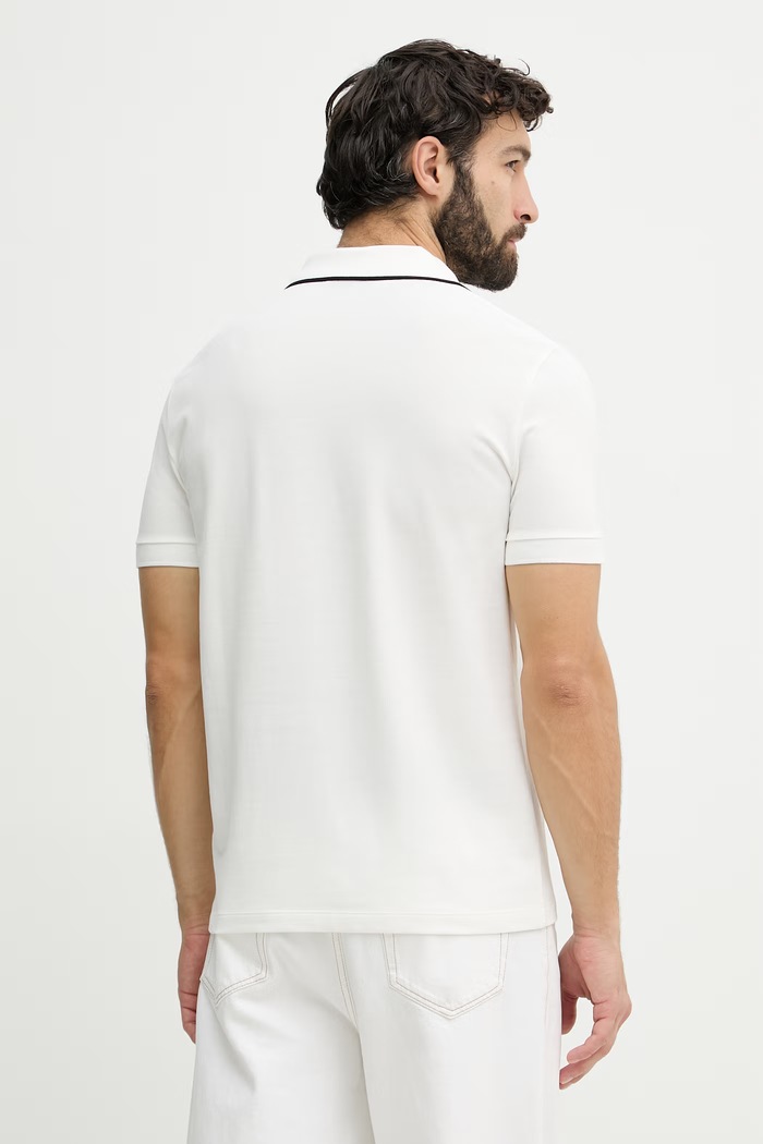 Oblačila Armani Exchange polo majica moška bombažna XM002401.AF10366 bež