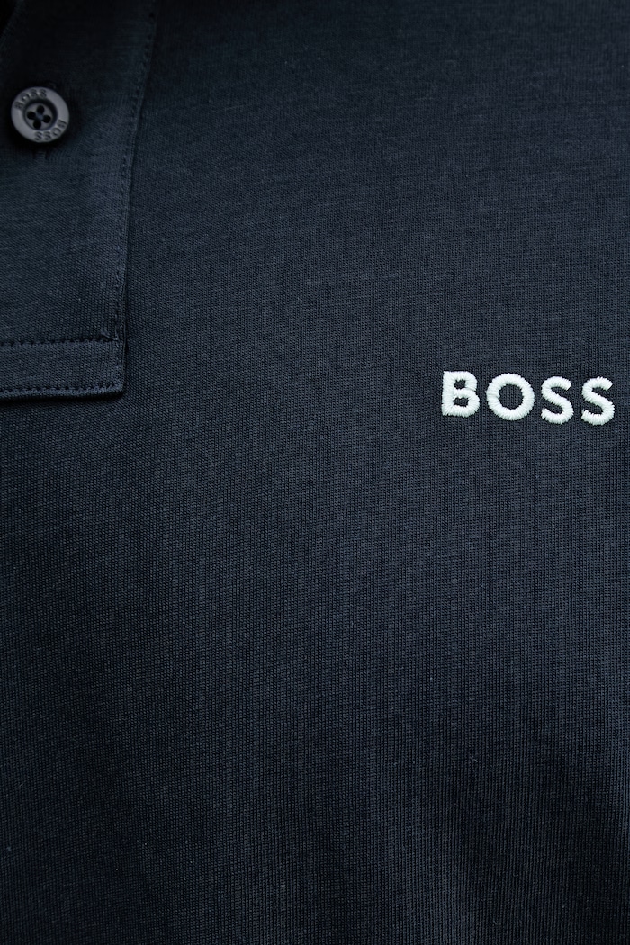 BOSS Orange polo tričko pánske bavlnené 50561815 tmavomodrá