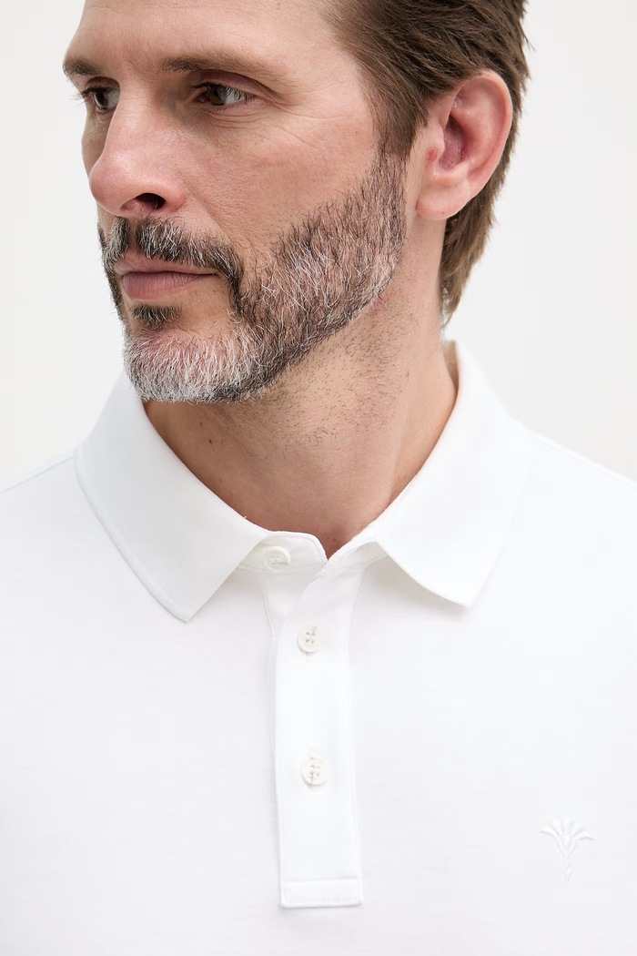 Joop! polo tričko dámske bavlnené biela 30046975