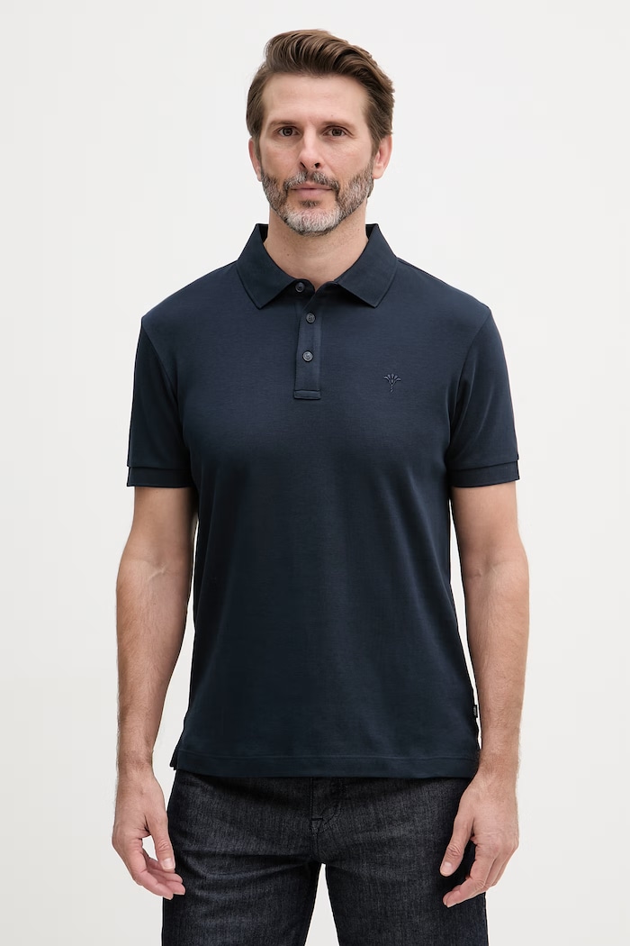Joop! polo pentru femei, din bumbac bleumarin 30046975