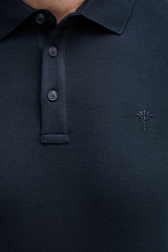 Joop! polo pentru femei, din bumbac 30046975 bleumarin