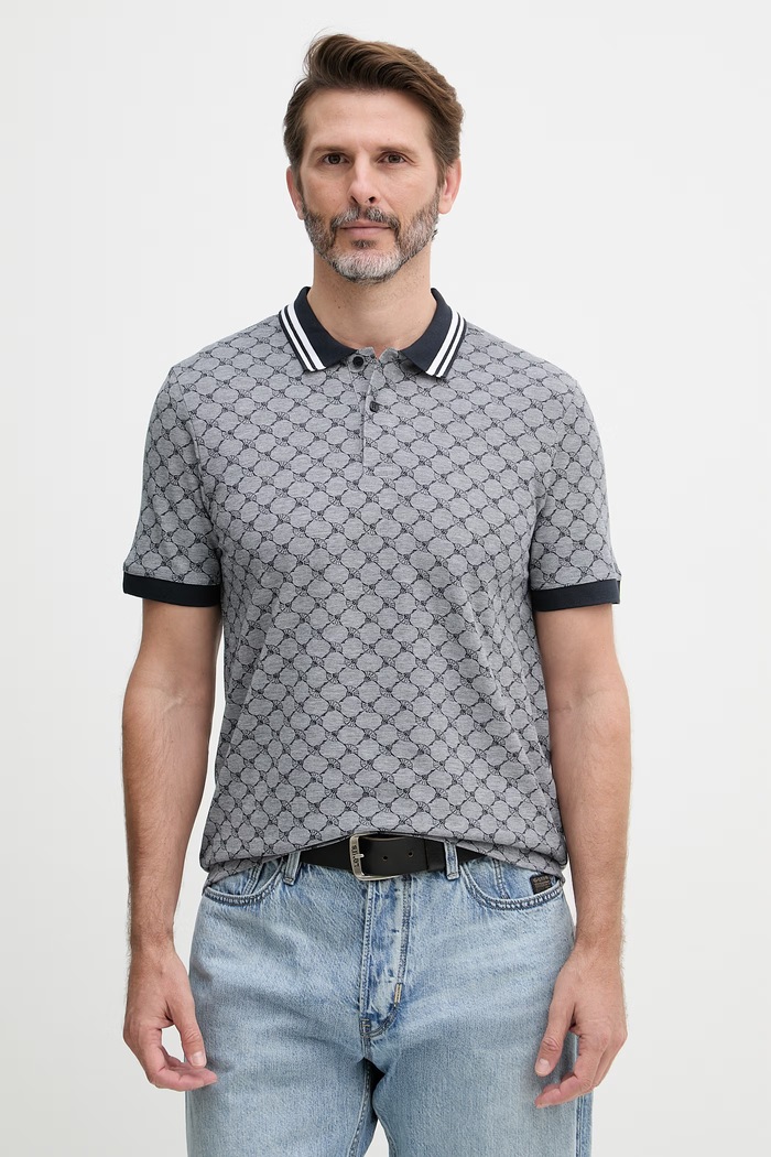 Joop! polo tričko pánske bavlnené tmavomodrá 30101930