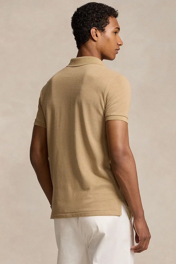 Polo Ralph Lauren polo bawełniane SS KC CLASSIC 710534735379 beżowy SS26