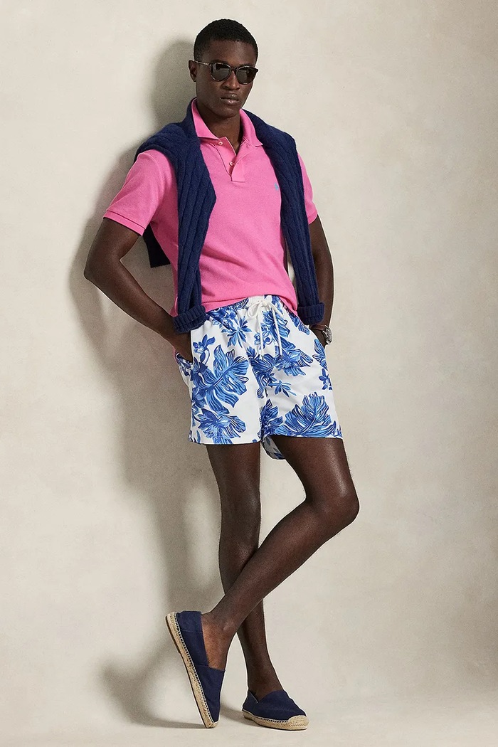Îmbrăcăminte Polo Ralph Lauren polo de bumbac BASIC MESH 710680784510 roz
