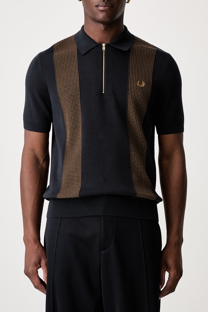 Fred Perry polo shirt with cotton Men's navy K2310