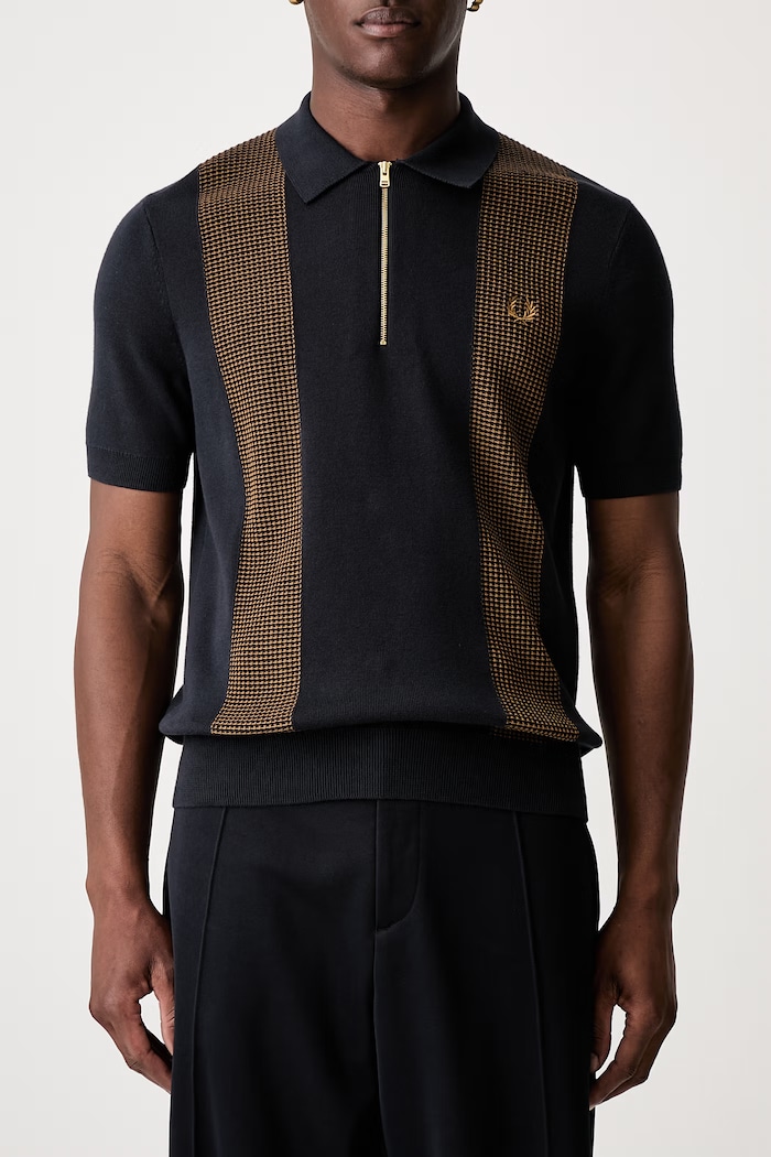 Fred Perry polo shirt with cotton Men's navy K2310
