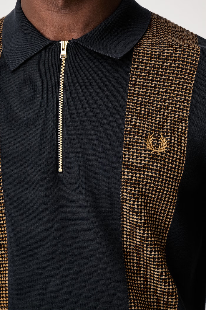 Fred Perry polo shirt with cotton Men's K2310 navy