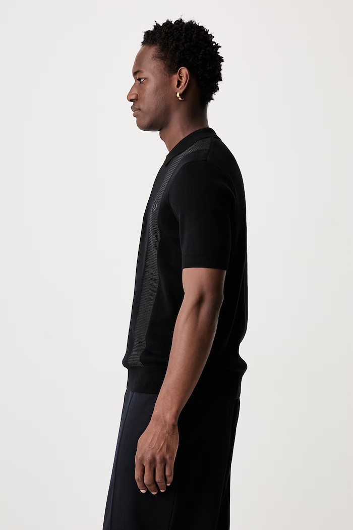 Fred Perry polo shirt with cotton Men's K2310 black SS26