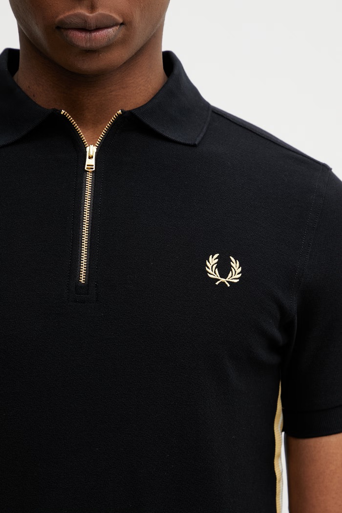 Bombažen polo Fred Perry črna M2443