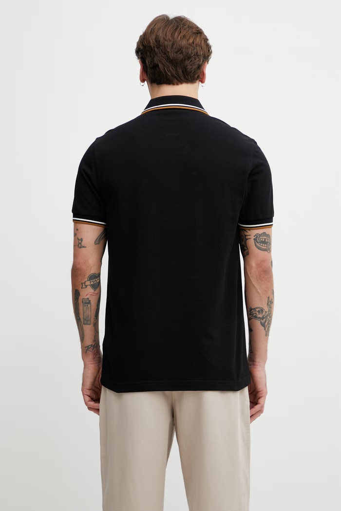 Odzież Fred Perry polo bawełniane męskie M3600.P69 czarny