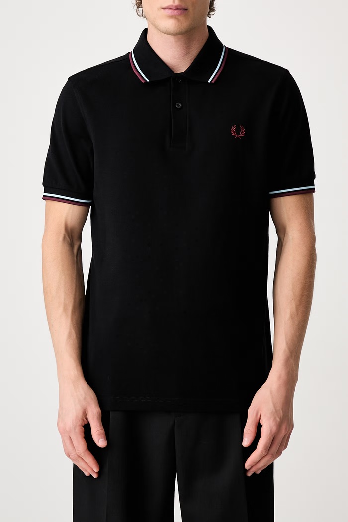 Fred Perry polo tričko bavlnené pánske M3600.10B čierna