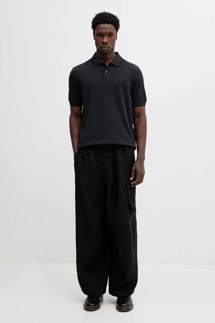 Хлопковое поло Fred Perry M3600.11B серый