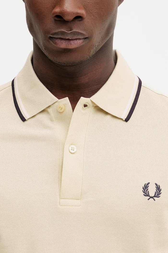 Fred Perry pamut póló bézs M3600.12B
