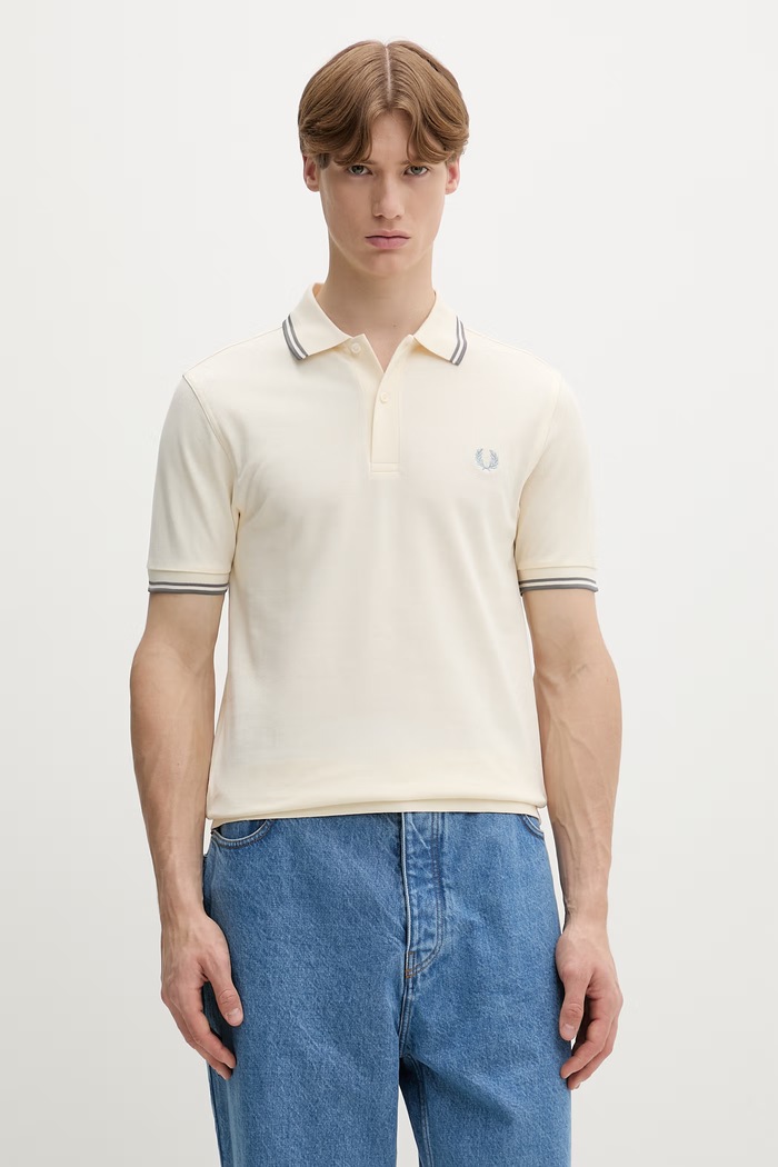 Fred Perry polo majica moška bombažna bež M3600.95A