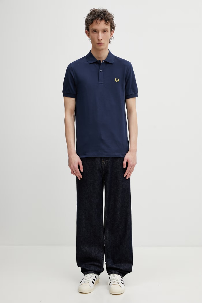 Fred Perry Póló férfi pamut M6000.02B sötétkék